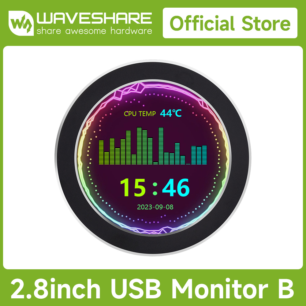 Tablet Lap Desk - เวฟแชร์ 2.1/2.8/3.4/4 นิ้วจอภาพ USB, AIO LCD/ซีพียูคูลเลอร์หน้าจอ/จอแสดงผลสำหรับภายใน
