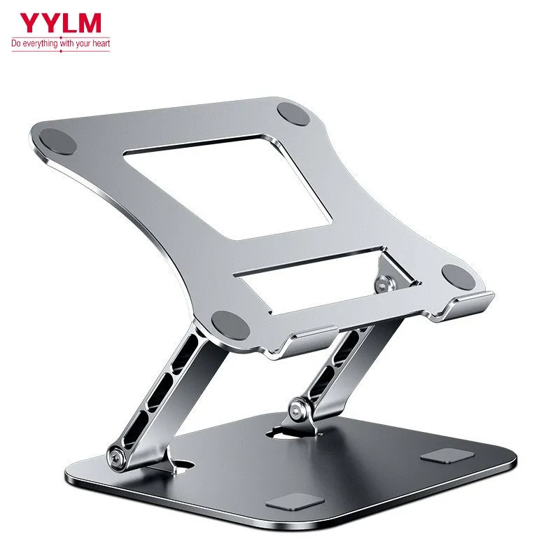 Cooling Stand Tablet - ขาตั้งโทรศัพท์ แท็บเล็ต ปรับระดับได้ ทำจากอลูมิเนียมอัลลอย สำหรับแล็ปท็อปและแท็บเล็ตขนาดไม่เกิน 17