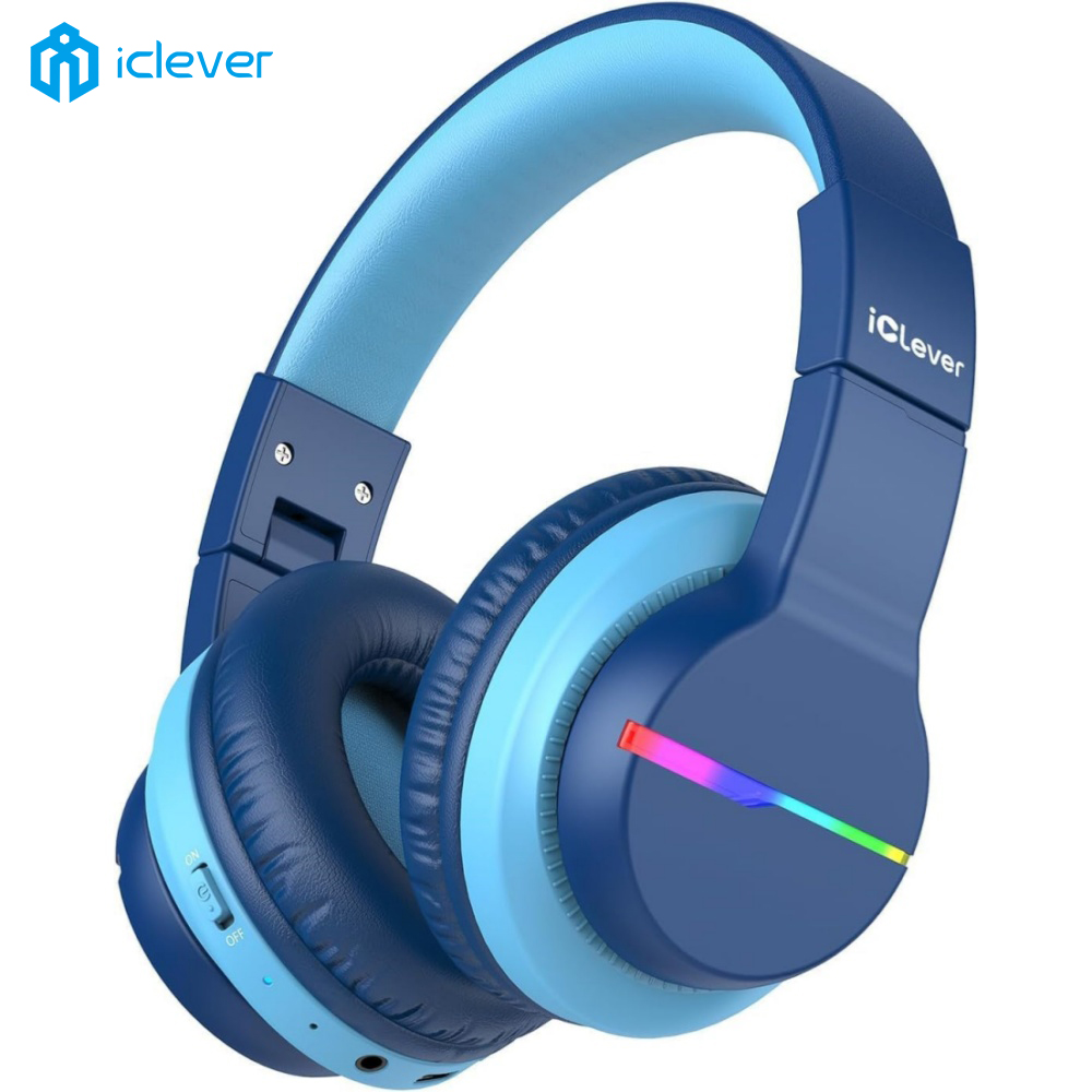 Wired Earphone Lightning - หูฟังบลูทูธสำหรับเด็ก iClever BTH12 เล่นได้นาน 85 ชั่วโมง