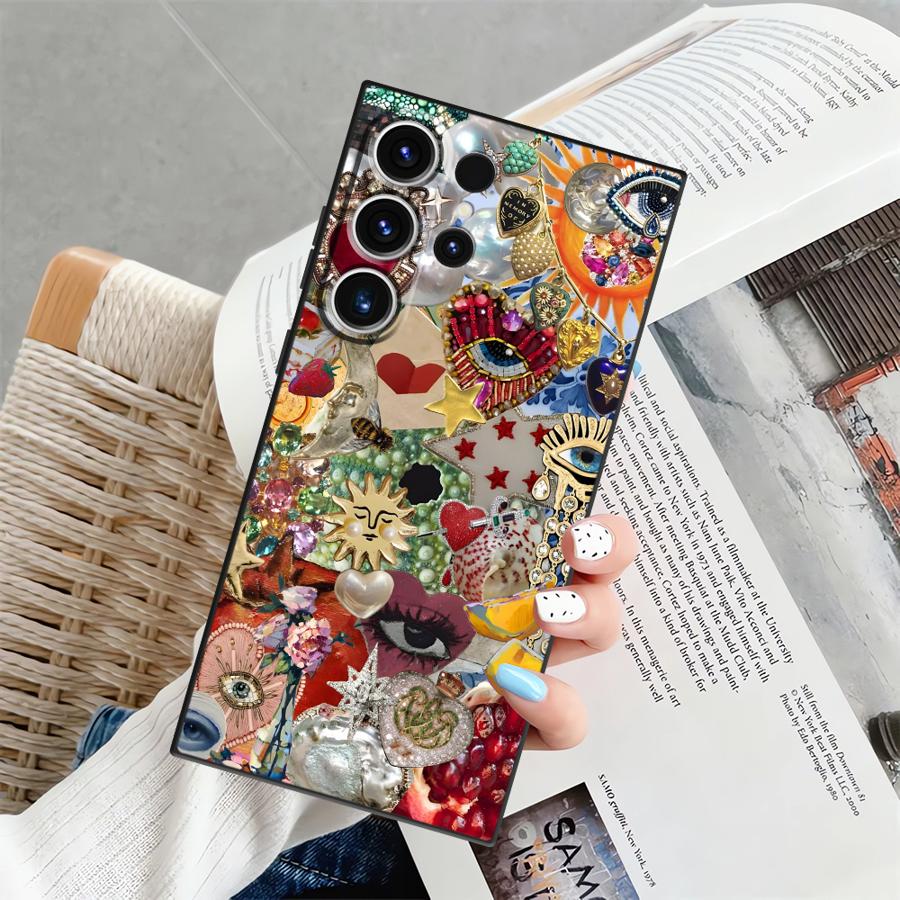Samsung Galaxy S24 - เคสโทรศัพท์ลายเรียบง่ายสำหรับ Samsung Galaxy S26 Ultra Note