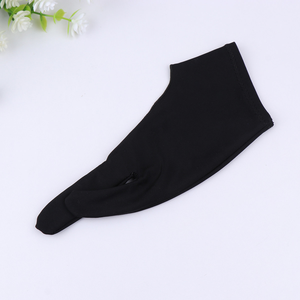 ถุงมือศิลปิน 2 ชิ้น สีดำ ผ้าสแ - Drawing Glove Artist บทวิจารณ์และราคา