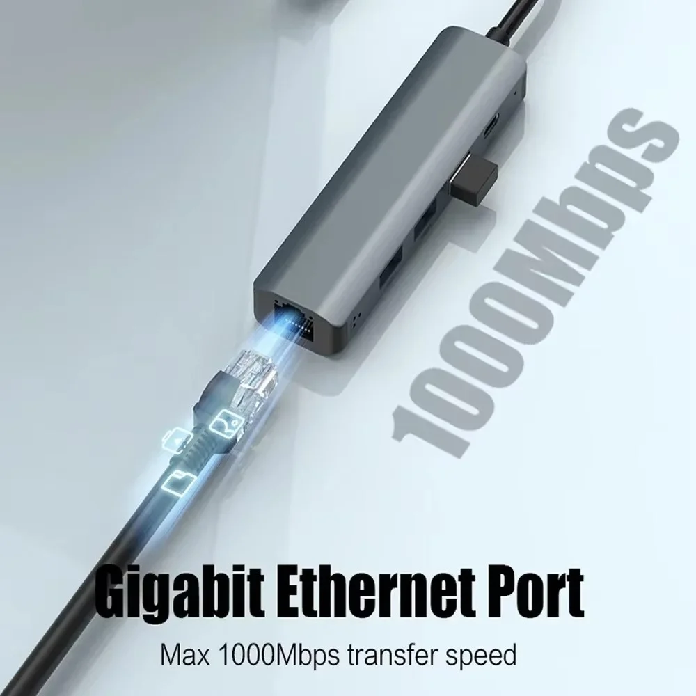 ฮับ USB-C แบบหลายพอร์ต ด็อกขยา - Usb Hub Type C บทวิจารณ์และราคา